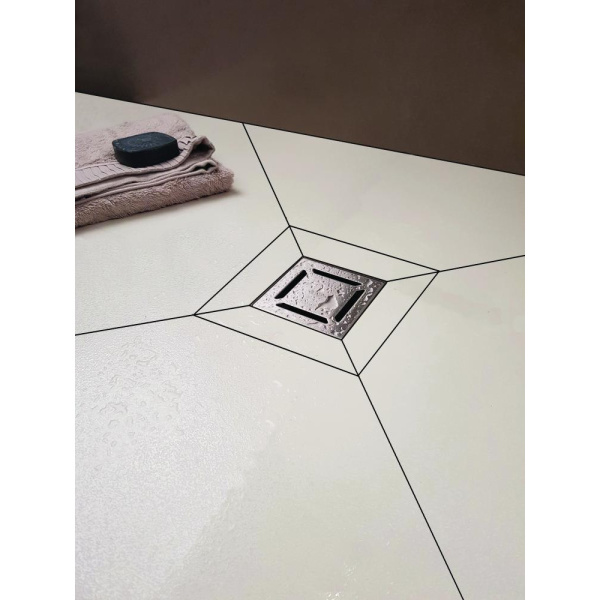 Душевой трап (15х15) Berges Wasserhaus ZENTRUM Norma 090463 матовый хром